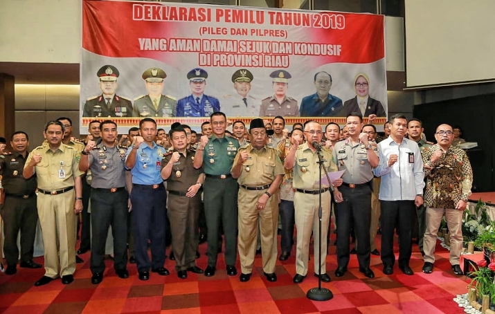 Polda Riau Sambut Baik Deklarasi Pemilu Damai, Sejuk dan Kondusif