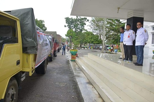 Pemkab Kampar Salurkan Bantuan untuk Korban Bencana di Palu, Sigi dan Donggala