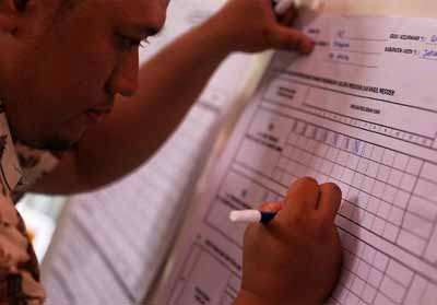 Input Data di Situng KPU, Jokowi Menang di Sukabumi Tanpa Lampiran C1