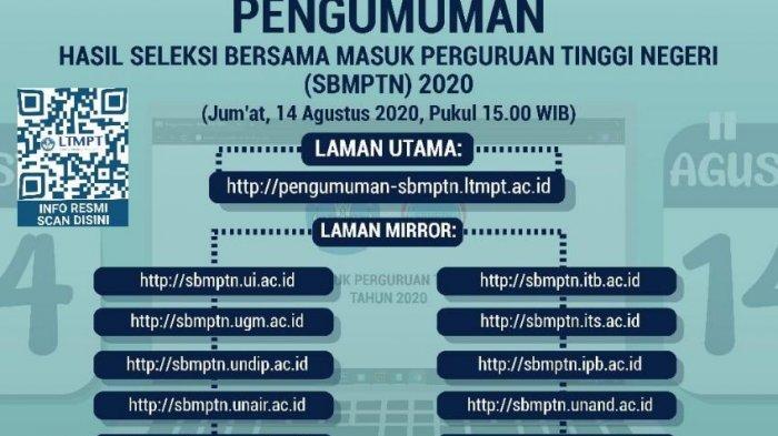 Pengumuman SBMPTN Dimajukan Menjadi 14 Agustus