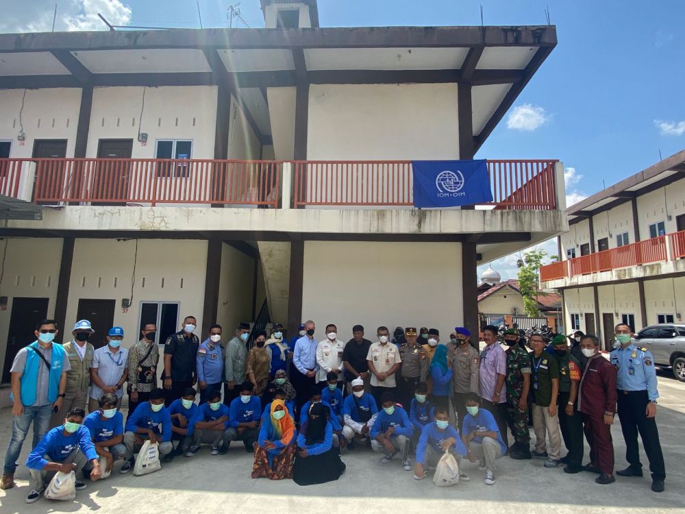Tiba di Pekanbaru, 119 Pengungsi Rohingya di Tempatkan di Akomodasi Dâ€™Cops 2 