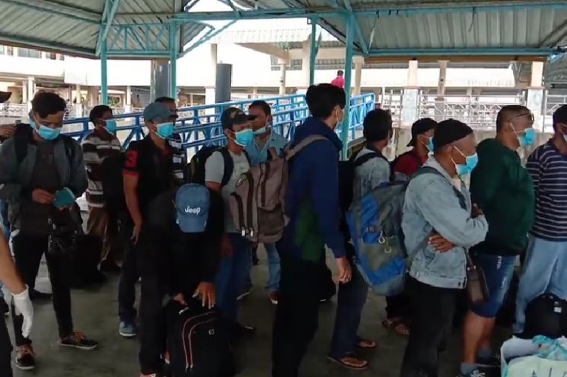 81 Warga Bengkalis Dari Malaysia Dikarantina Cegah Penularan Virus Corona