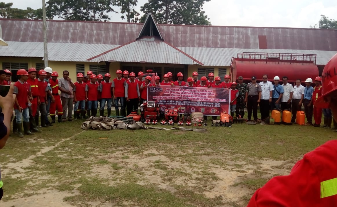 17 MPA Desa di Kampar Kiri Ikuti Pelatihan Cegah Karhutla