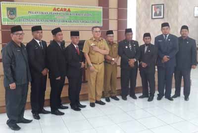 Wabup Rohil Lantik 5 Pejabat Struktural