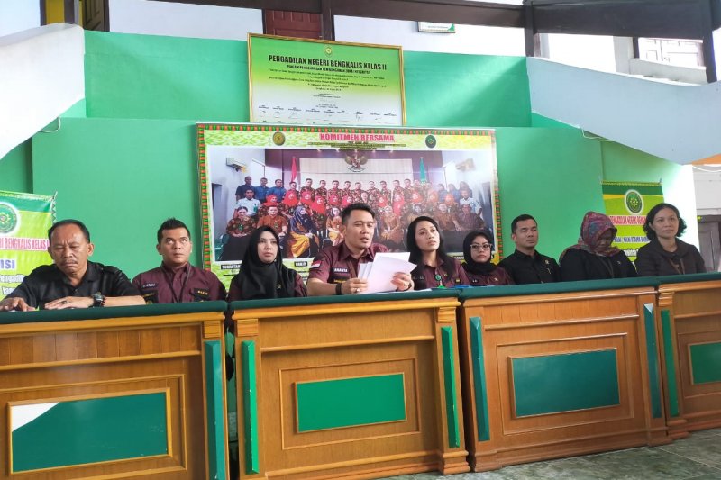 PN Bengkalis tangani 728 perkara, 2 diantaranya vonis mati