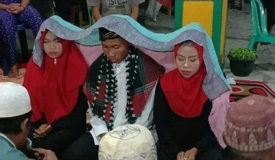 Mahar Hanya 10 Ribu, Pria di Kalbar Nikahi 2 Wanita Sekaligus