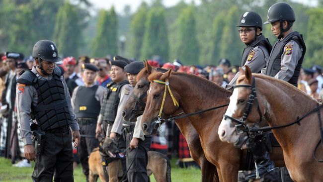 31 Ribu Aparat Diterjunkan Amankan Pelantikan Jokowi-Maruf