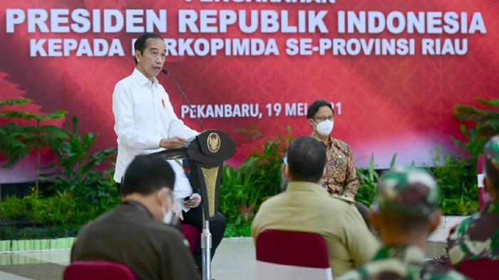 Jokowi Minta Kasus COVID-19 di Riau Turun dalam 2 Minggu 