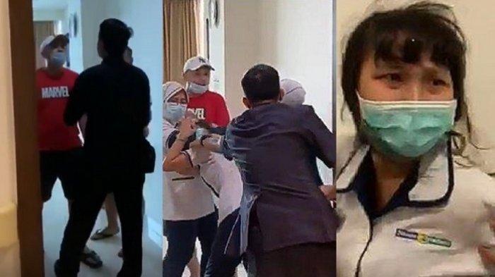 Viral! Pria Pukul dan Aniaya Perawat RS Siloam Palembang 