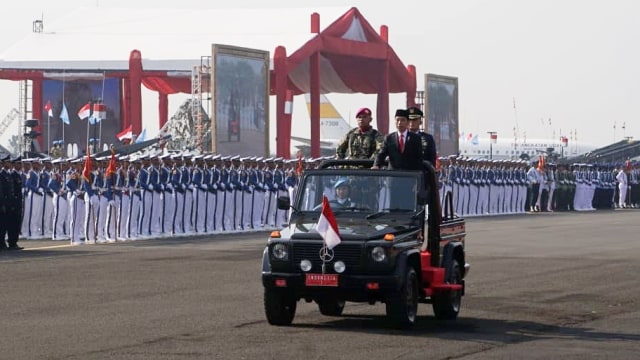 HUT Ke-74, Jokowi Janjikan Kenaikan Tunjangan TNI di 2020