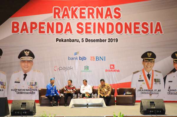 Rakernas Bapenda Seluruh Indonesia Resmi Bergulir di Kota Pekanbaru