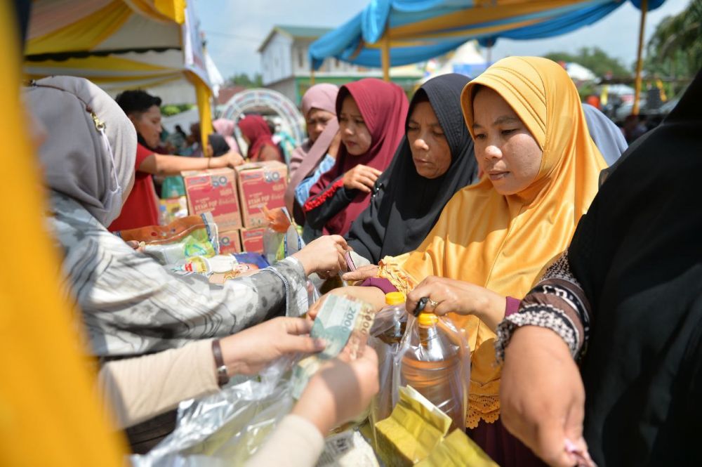 Pasar Murah dan Bazar UMKM di Kecamatan Sukajadi, Harga Beras, Minyak dan Telur Super Murah