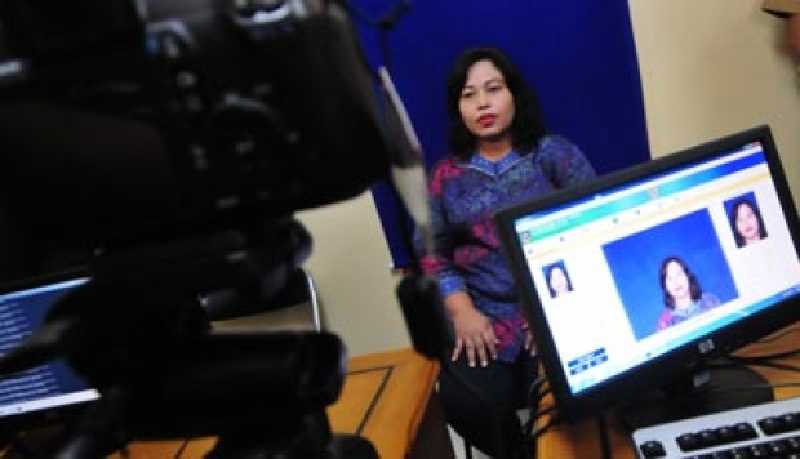  Warga Ramai Ikuti Perekaman Data e -KTP di Pekanbaru