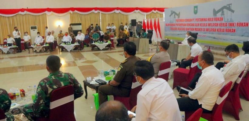 Indra Agus Lukman Ikuti Kegiatan Penyampaian Rencana Alih Kelola Wilayah Kerja Rokan 
