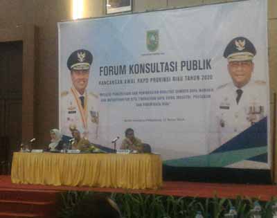 Tak Sejalan dengan Visi Misinya, Gubri Semprot RKPD OPD