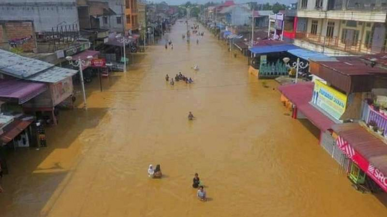 Curah Hujan Tinggi, Warga Rohul Diminta Tetap Waspada