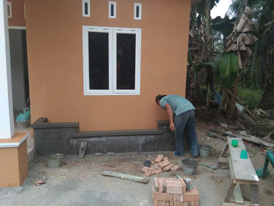 Mantap,  Pembangunan RTLH Bu Dede Angraini  Sudah Mencapai 90 Persen