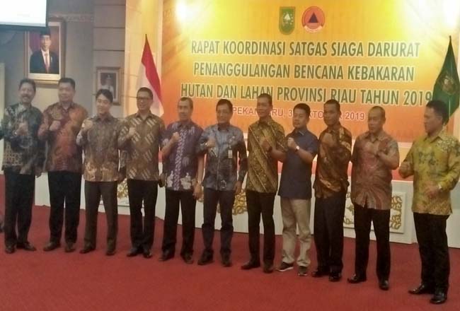 Status Siaga Darurat Karhutla Riau Dicabut Tapi Satgas Tidak Dibubarkan