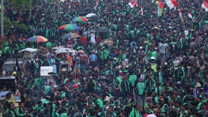 Tolak Merger Gojek dan Grab, Sopir Ojek Online Ancam Gelar Demo Besar-besaran 