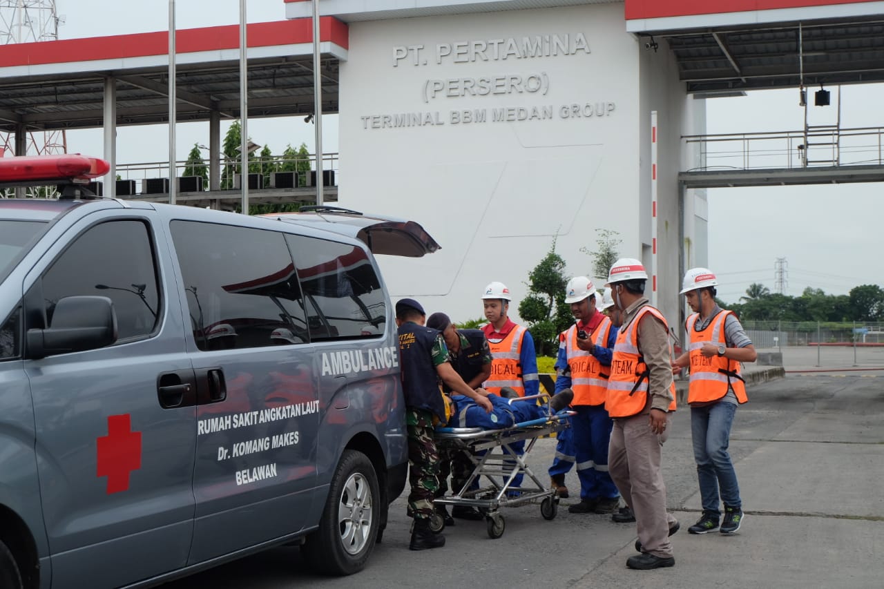 Pertamina TBBM Dumai Lakukan Simulasi OKD Bagi Pekerja