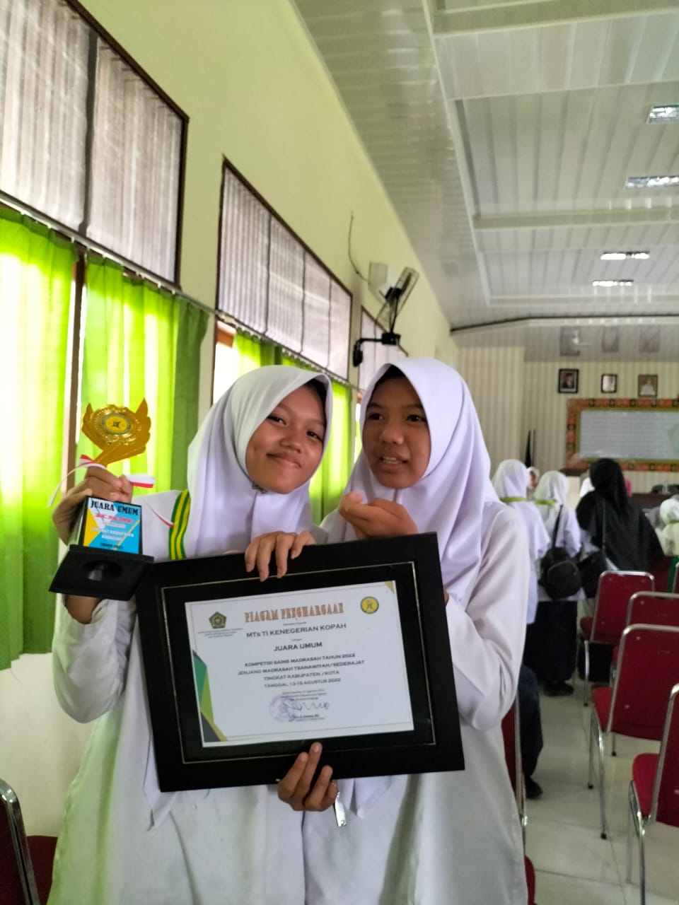 Siswi MTs Juara Umum KSM Kuansing, Rahmadhani Siap Rebut Juara Provinsi