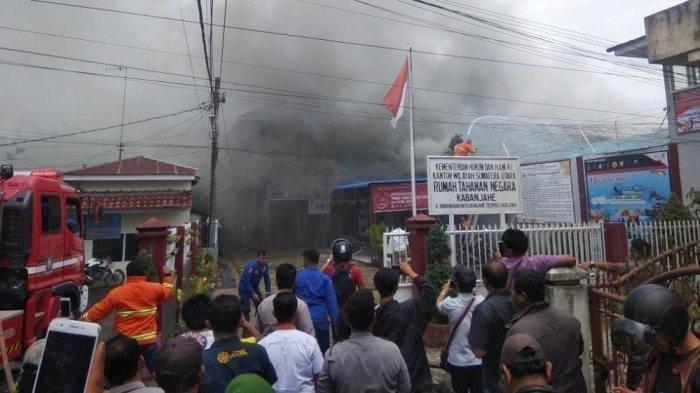 Tahanan Rutan Kabanjahe Medan Ricuh, Seluruh Napi Akan Dipindahkan
