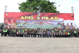 Wujudkan Pemilu 2019 Damai, Polres Dumai Gelar Apel Tiga Pilar