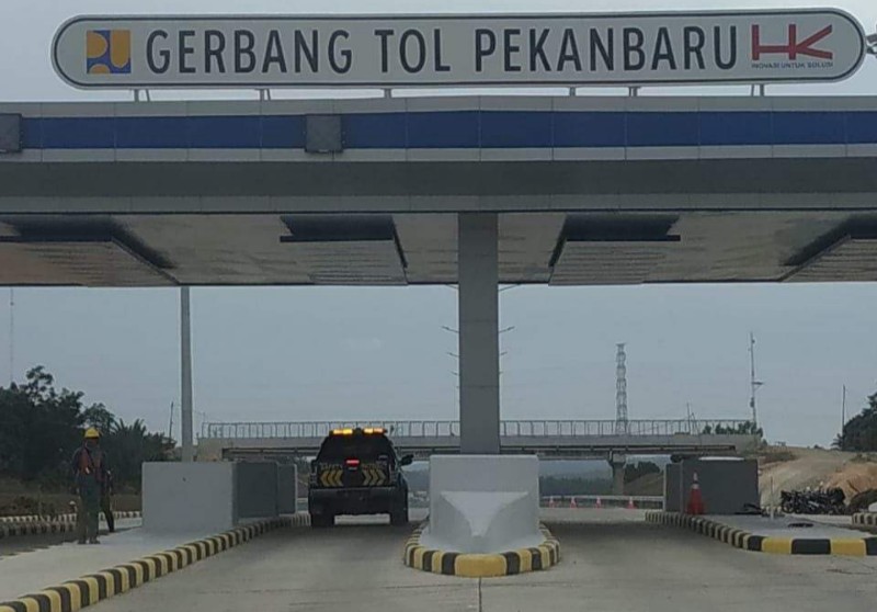 Pembangunan Jalan Tol Pekanbaru-Dumai Ditargetkan Rampung Sebelum Mudik Lebaran 2020
