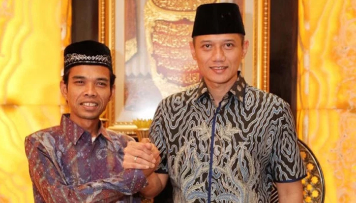 Pertemuan AHY dengan UAS di Pekanbaru