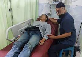 Seorang Pemuda di Pekanbaru Nekat Sayat Leher Dihadapan Istri dan Mertua