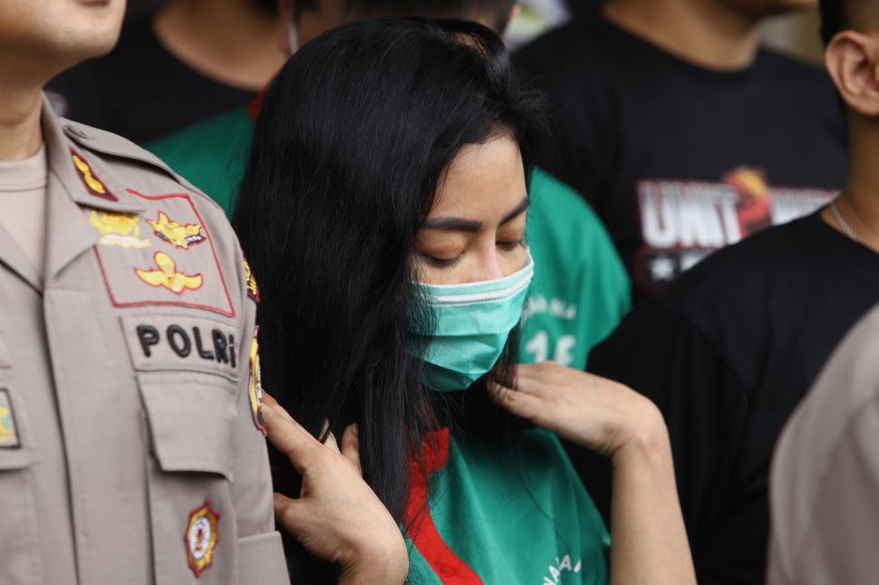 Minta Maaf, Vitalia Sesha Janji Tak Akan Konsumsi Narkoba Lagi