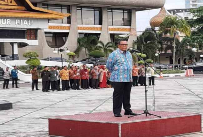 Pimpin Apel Perdana 2020, Wagubri Tekankan Pentingnya Disiplin