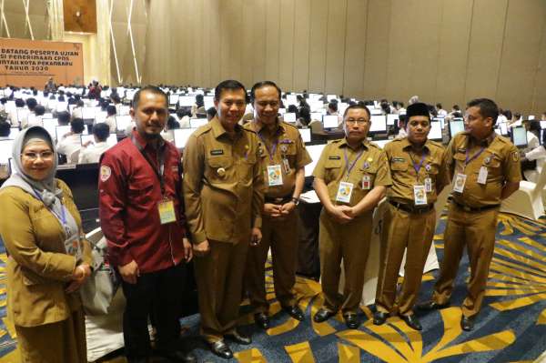 Hari Pertama SKD CPNS Pemko Pekanbaru Berjalan Lancar