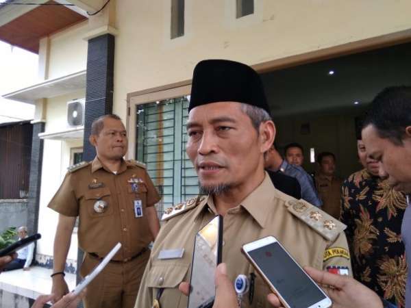 Waspada Corona,Wawako Pekanbaru Bersama Forkopinda Tinjau Pasar Lima Puluh