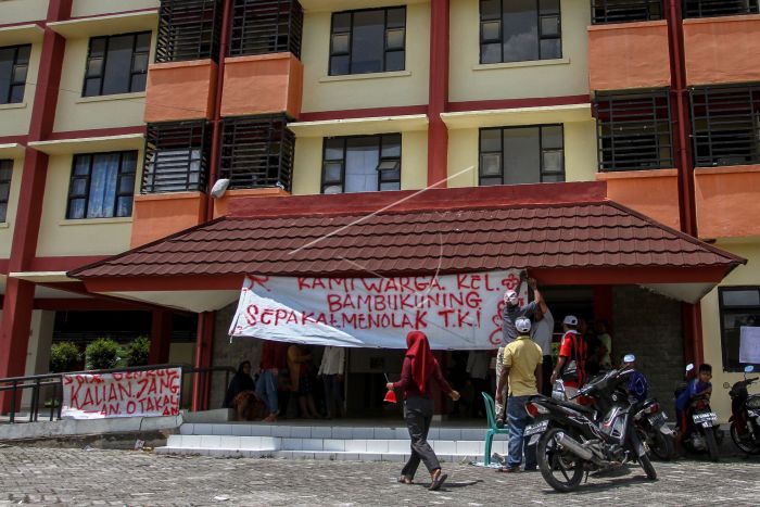 Warga Tolak Rusunawa Pekanbaru Jadi Lokasi Karantina TKI Dari Malaysia