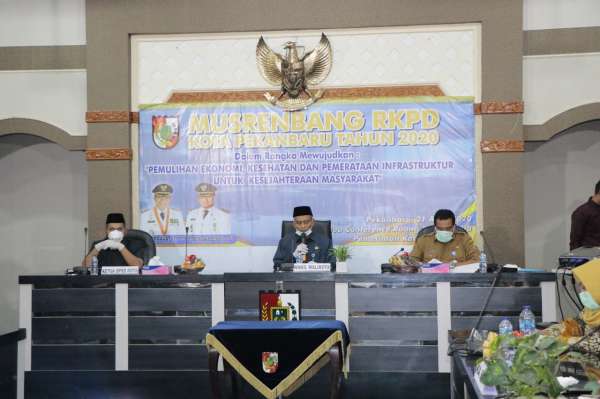Pemko Pekanbaru Gelar Musrenbang Secara Online