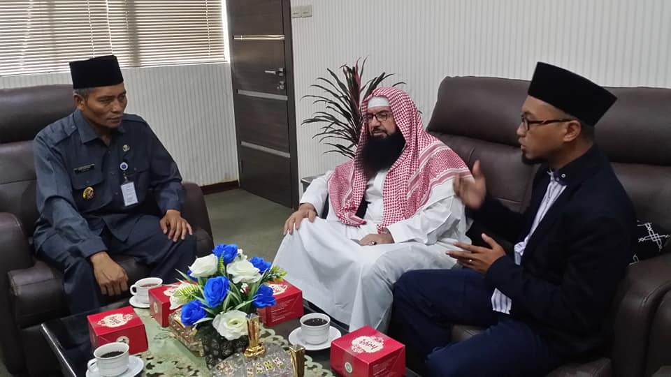 Ayat Cahyadi Kedatangan Tamu dari Palestina