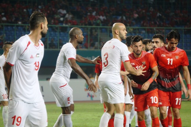 Timnas Indonesia Menyerah 1-2 Pada Palestina