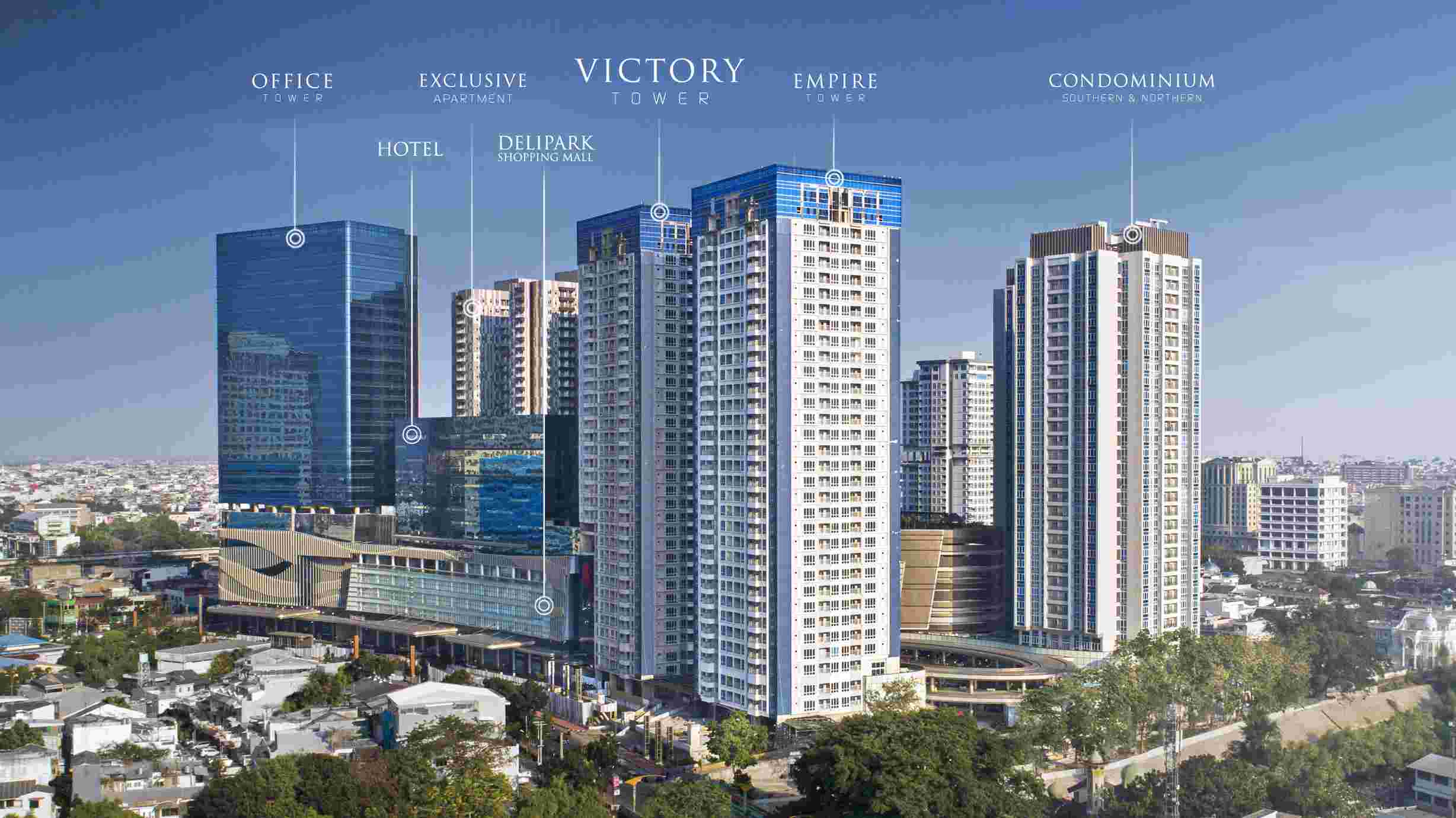 Podomoro City Deli Medan Hadirkan Apartemen Premium Terakhir dan Super Lengkap, Tower Victory