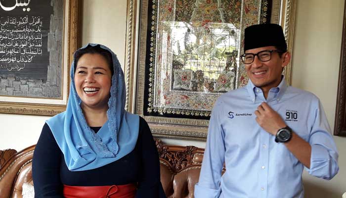 Sandi Bujuk Yenny Wahid Masuk Tim Kampanye