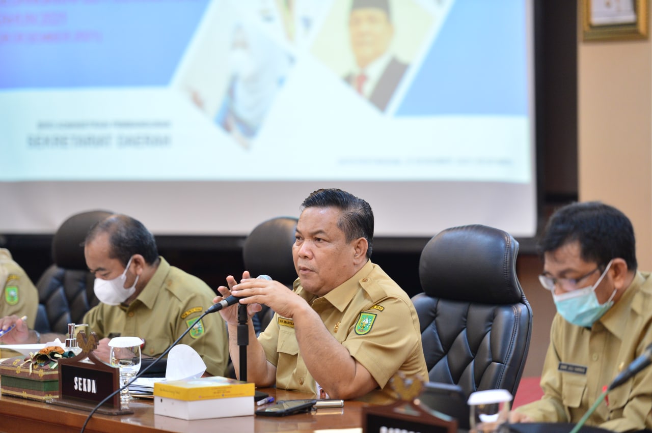 Sekdaprov Riau Optimis Realiasi Fisik Capai 94 Persen Hingga Akhir Tahun