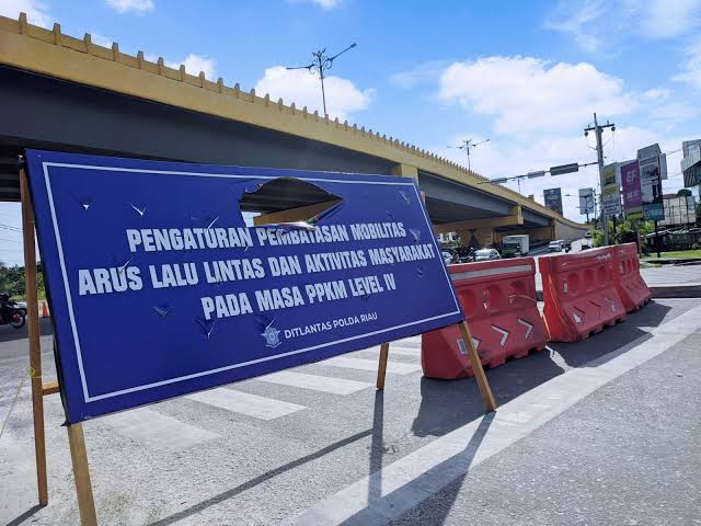 Kasus Covid-19 Meroket, Pekanbaru Berlakukan PPKM Level 3